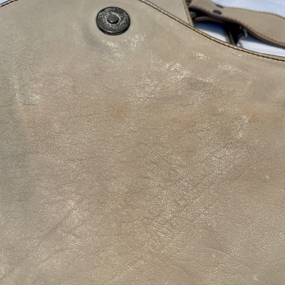 🗝️Christian Dior Gaucho Double Saddle Bag In Cream With Brown Trim🗝️ - Picture 9 of 11